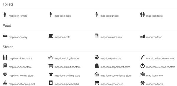 Map Icons Icon Font For Google Maps Api And Google Places 600x294 Map Icons Icon Font For Google Maps Api And Google Places