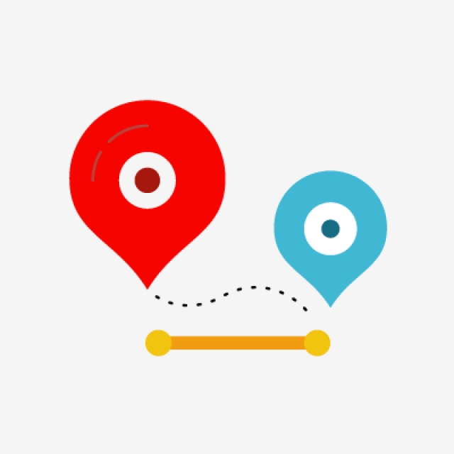 Route Flat Multi Color Icon, Route, Distance, Places Png 640x640 Route Flat Multi Color Icon, Route, Distance, Places Png