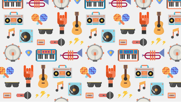 600x338 Fun, Cheerful Illustrations For The Launch Of Google Play Music