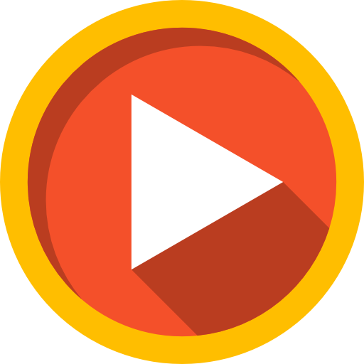 512x512 Play Button, Arrows, Multimedia, Music And Multimedia, Video
