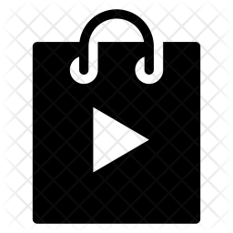 256x256 Playstore Icon Of Glyph Style