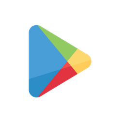 256x256 Play Store Icon Of Flat Style