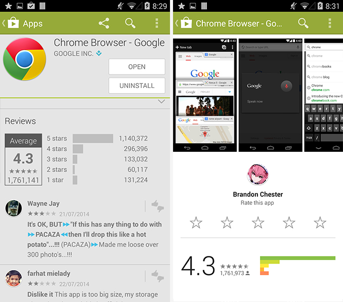 678x597 Google Play App Updated To With Material Design App Pages