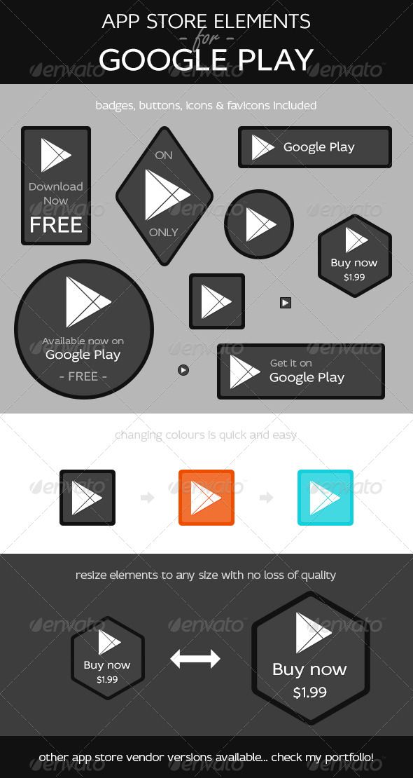 590x1110 App Store Elements For Google Play Fonts Logos Icons Google