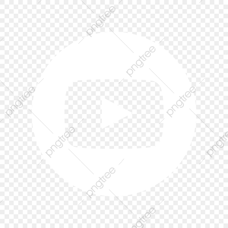800x800 Youtube White Icon, Black And White, Play Icon, Media Png