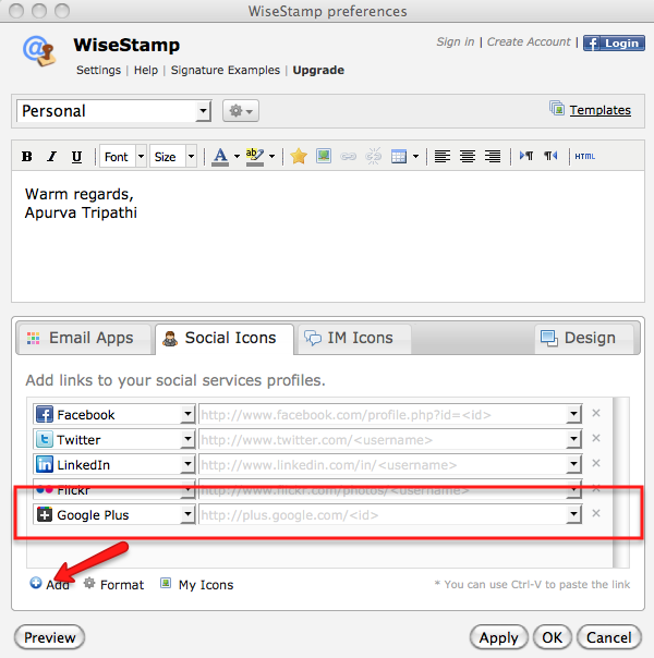600x604 Add Google Plus Updates In Your Email Signature