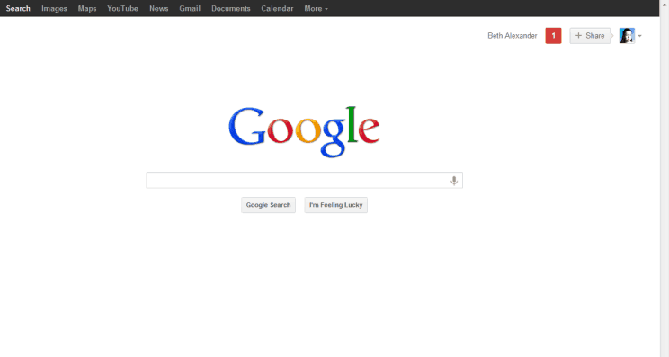 744x397 Google Plus Appears On Google Homepage