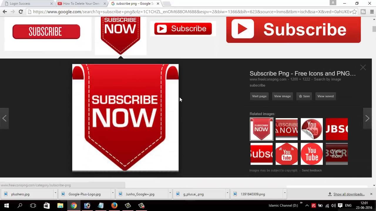 1280x720 Youtube Subscribe Button Png Images