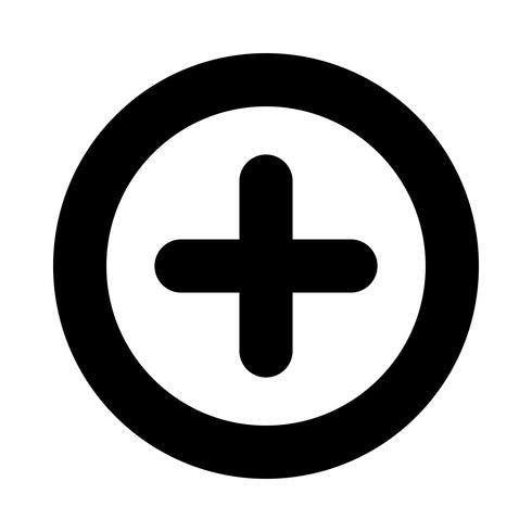 490x490 Plus Sign Vector Icon