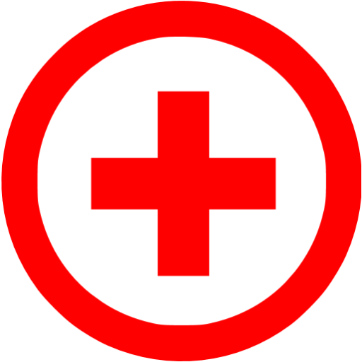 512x512 Red Plus Icon