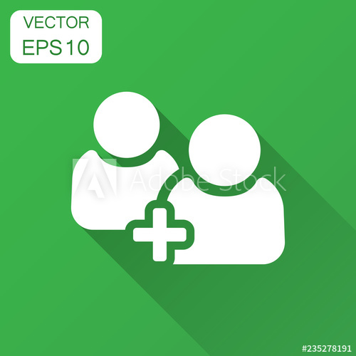 500x500 People Communication User Profile Icon In Flat Style People