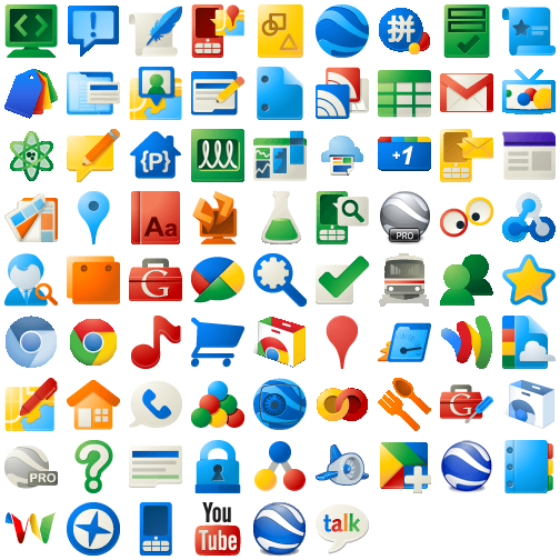 504x504 Google Products Silver Icon