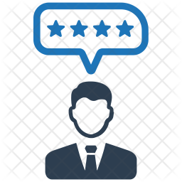 256x256 Customer Review Icon Of Flat Style