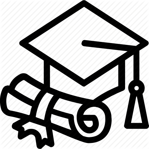 512x512 Degree, Graduation, Graduation Degree, Mortarboard, Scholar Icon