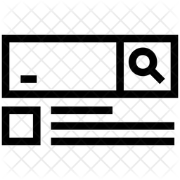 256x256 Search Bar Icon Of Line Style