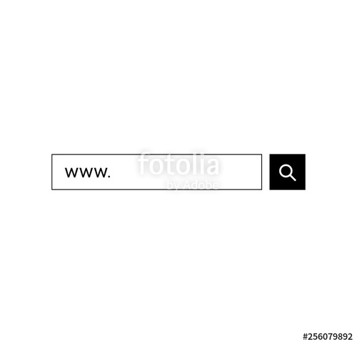 500x483 Set Search Bar Icons Vector Illustration Isolated On White