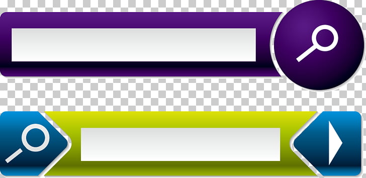 728x354 Euclidean Form Button Icon, Search Bar, Purple And Green Search