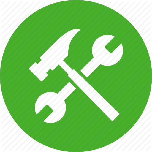 512x512 Build, Diy, Green, Hammer, Project, Repair, Settings Icon