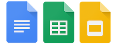 400x150 Fichiergoogle Docs, Sheets, And Slides Icon