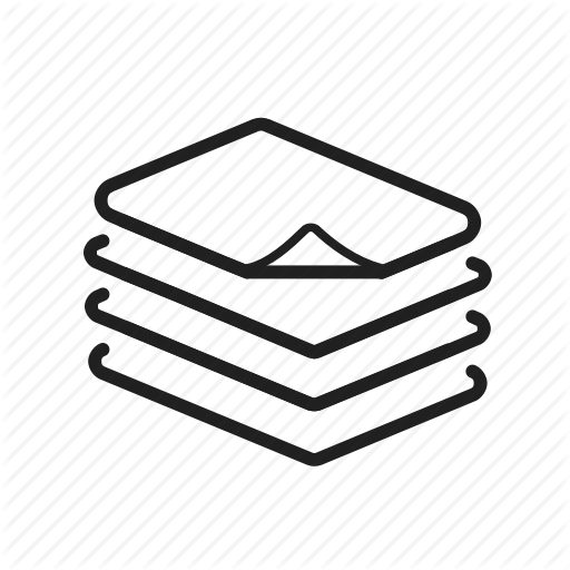 512x512 Isometric, Paper, Sheets, Sheets Of Paper, Stacked Paper Icon