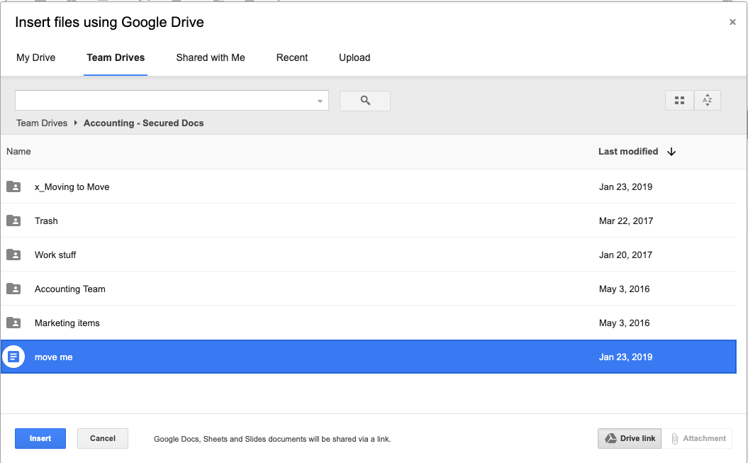 1055x653 Team Drives Email As Attachment Is Greyed Out