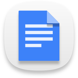 256x256 Web Google Docs Icon Captiva Iconset Bokehlicia