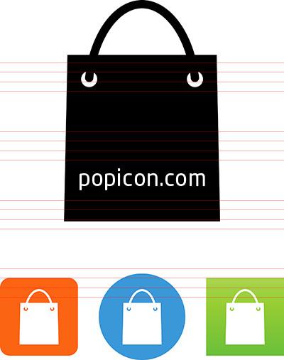 400x507 Shopping Bag Icon