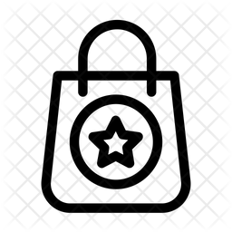 256x256 Shopping Bag Icon Of Line Style