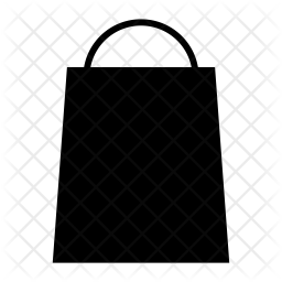 256x256 Shopping Bag Icon Of Glyph Style