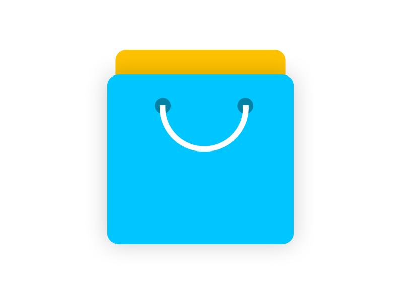 800x600 Shopping App Icon Design