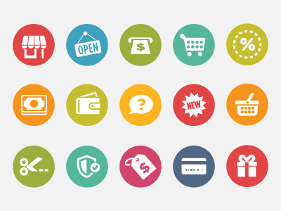 400x300 Shopping Icons