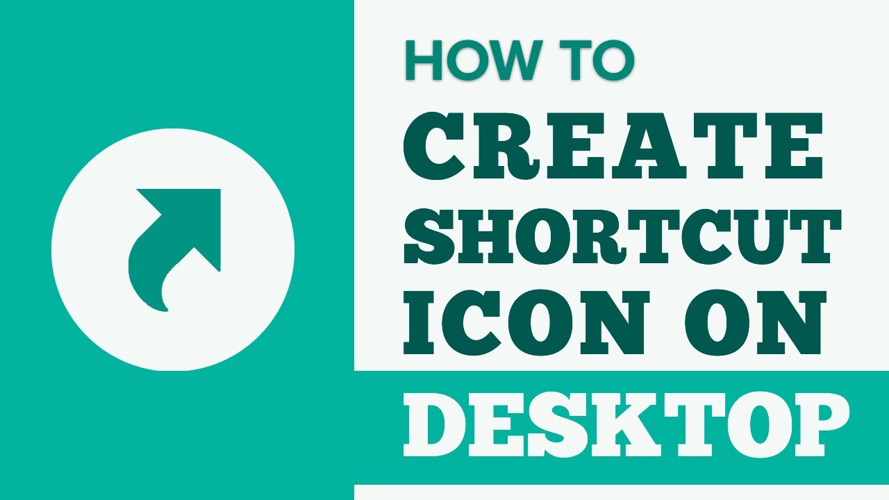 1280x720 Create Shortcut Icon Easily On Desktop