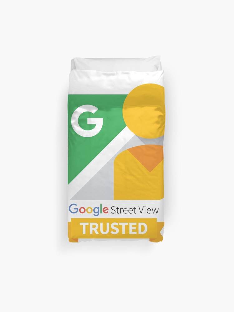 750x1000 Google Street View Trusted Photographer Icon Duvet Cover