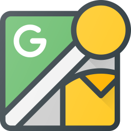 256x256 Google Streetview Logo Icon Of Colored Outline Style