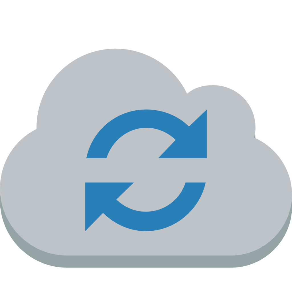 1024x1024 Cloud Sync Icon Small Flat Iconset Paomedia