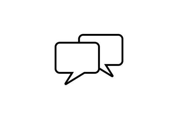 580x386 Communication, Talk Icon Vector Graphic