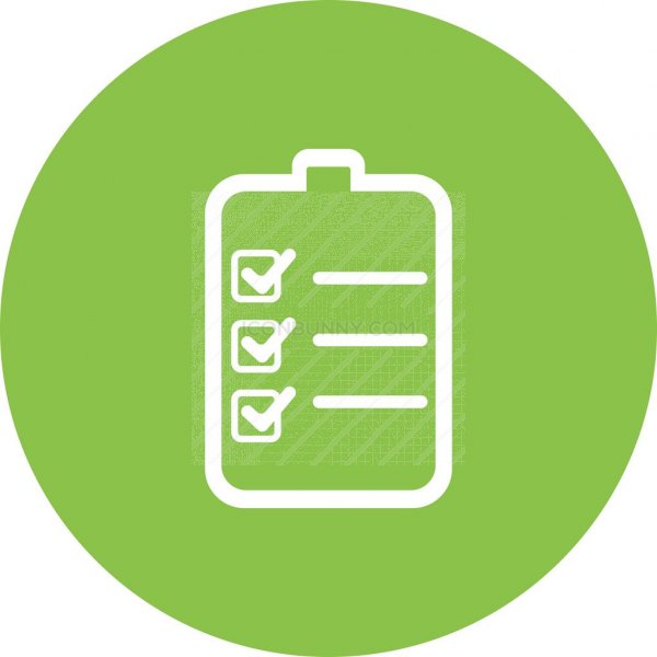 Tasks Flat Round Icon 600x600 Tasks Flat Round Icon