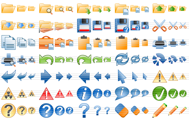 620x392 Software Toolbar Icons