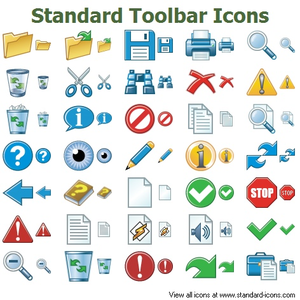 300x300 Standard Toolbar Icons Free Images