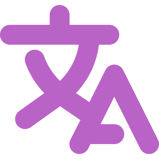 512x512 Dictionary, Translate, Letters, Words, Translation Icon Free