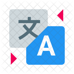 256x256 Language Translation Icon Of Flat Style