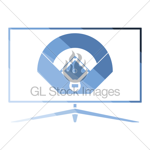 500x500 Baseball Tv Translation Icon Gl Stock Images