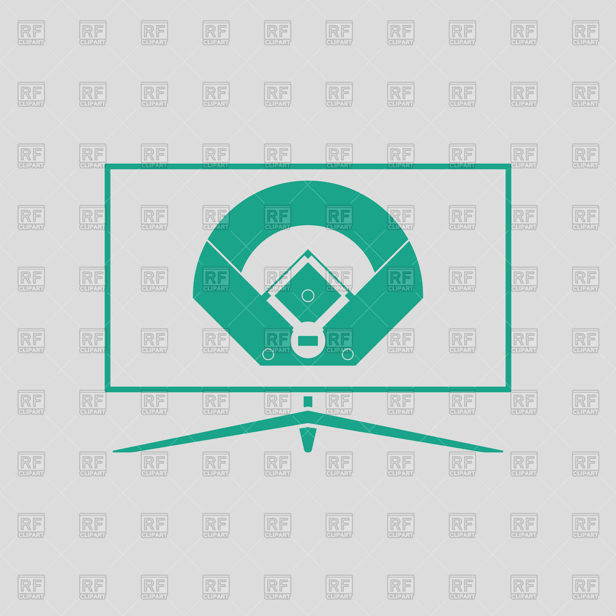 1200x1200 Baseball Tv Translation Icon Vector Image Of Sport And Leisure