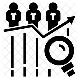 256x256 Trends Icon Of Glyph Style