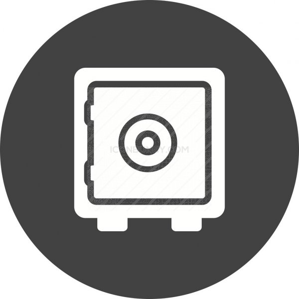 600x600 Vault Flat Round Icon