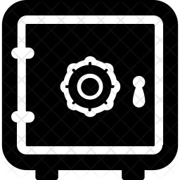 256x256 Vault Icon Of Glyph Style