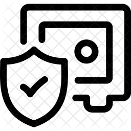 256x256 Vault Icon Of Line Style