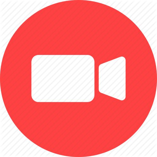 512x512 Circle, Movie, Red, Video, Video Camera Icon