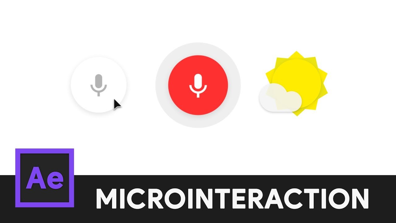 1280x720 Voice Search Icon Animation