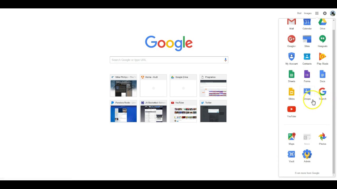 Rearrange The Icons In The Google Apps Waffle 1280x720 Rearrange The Icons In The Google Apps Waffle